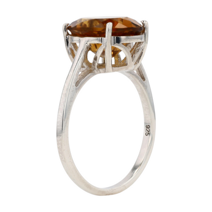 Sterling Silver Quartz Fashion Ring