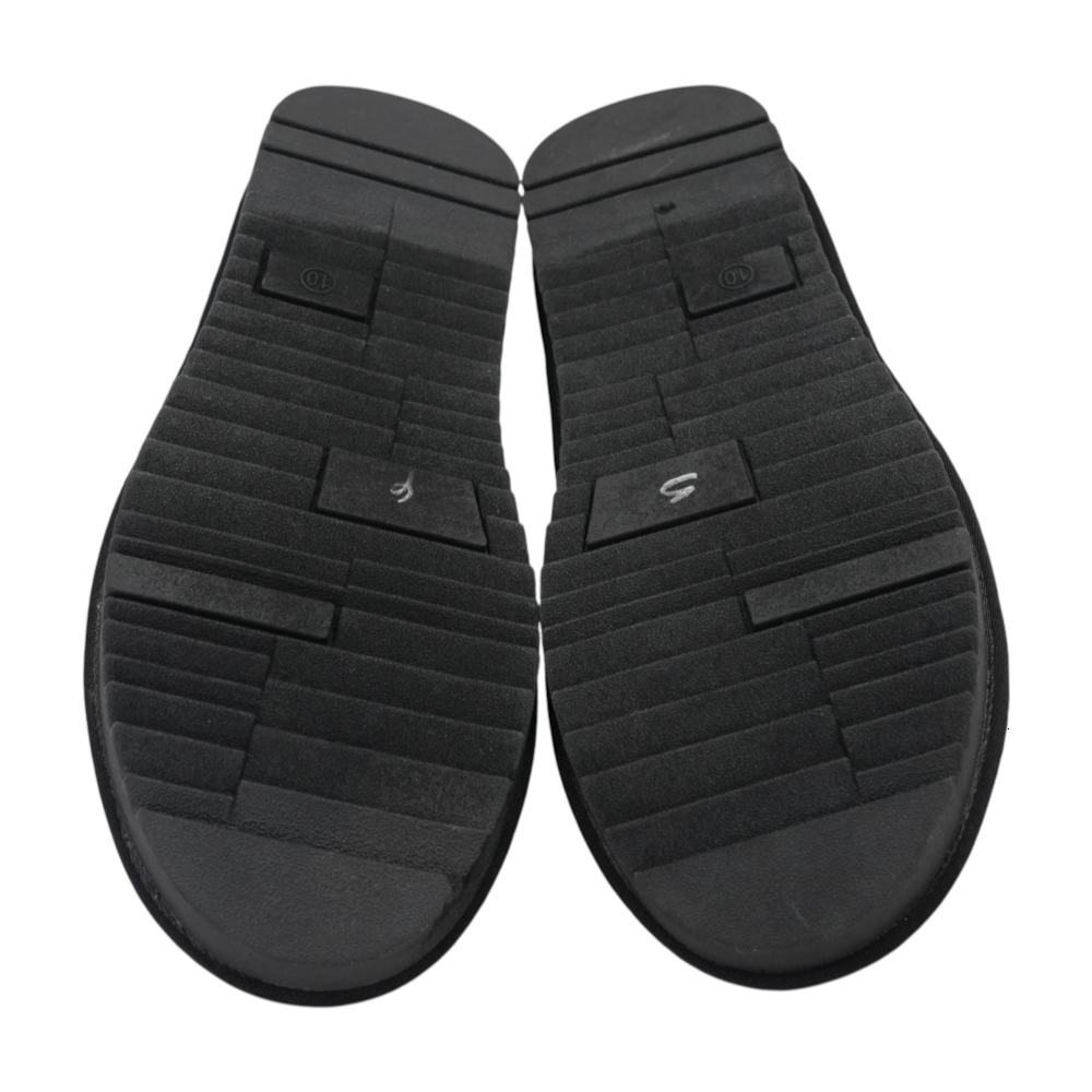 Black Slip-On Flats