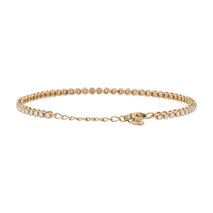 7/8 ctw 14K Yellow Gold Diamond Tennis Bracelet