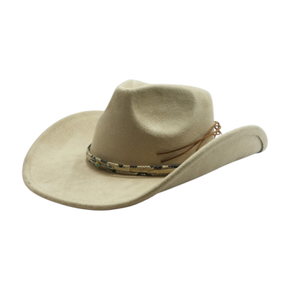 Beige Western Hat