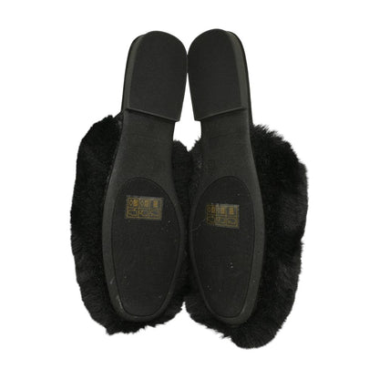 Black House Slipper Flats