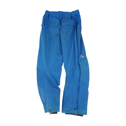 Blue Solid Ski Pants