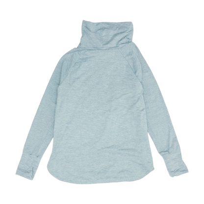 Blue Solid Sweatshirt Pullover