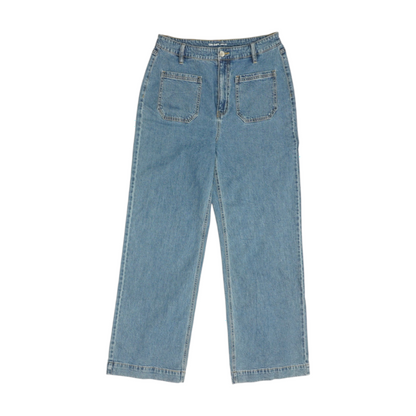 Blue Wide Leg Jeans