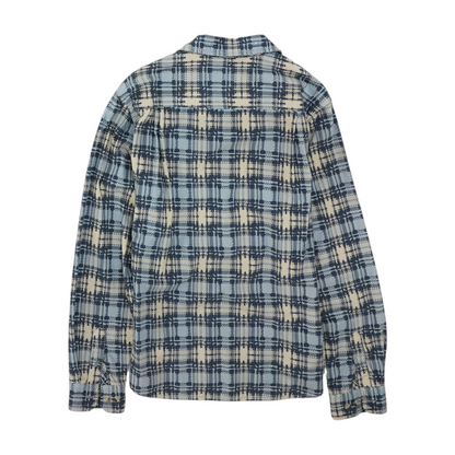 Blue Plaid Flannel Button Down