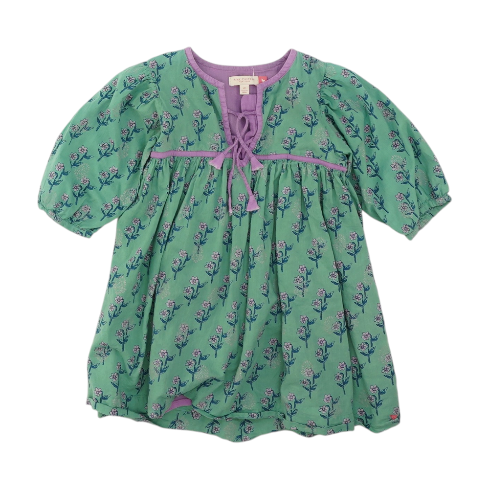 Green Floral Dress