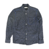 Navy Solid Flannel Button Down