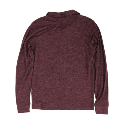 Maroon Misc Long Sleeve Button Down
