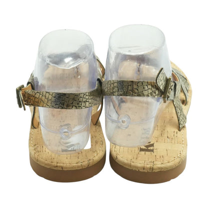 Bronze Flat Sandals