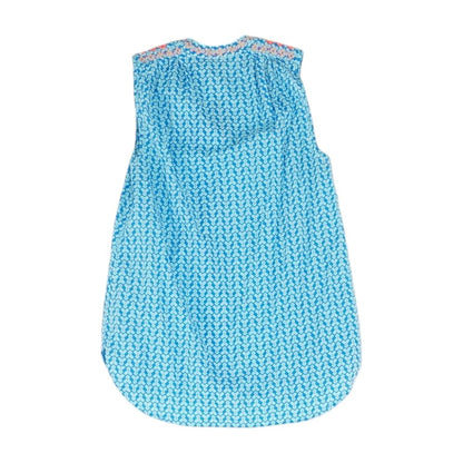 Blue Misc. Sleeveless Blouse