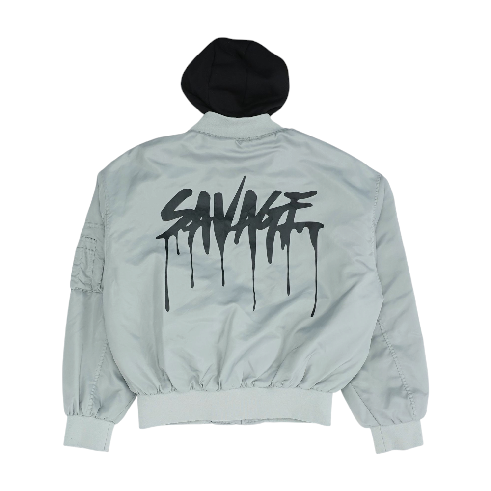 Gray Solid Jacket