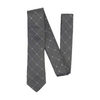 Gray Check Neck Tie