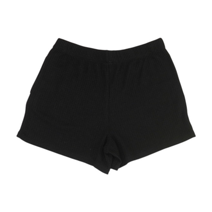 Black Solid Pajama Bottom