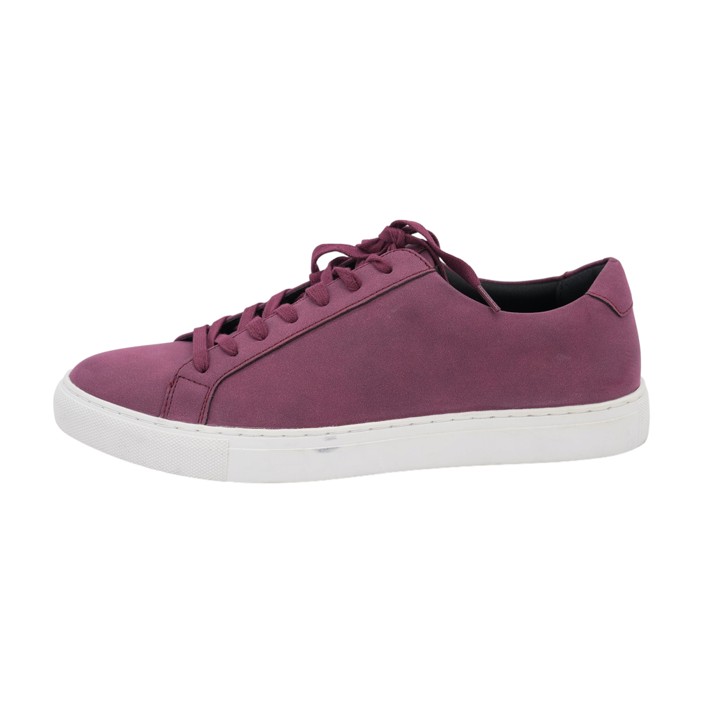 Burgundy Lace-Up Casual Shoes