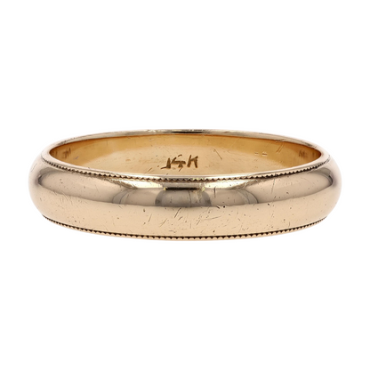 14K Yellow Gold Band Ring