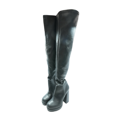 Black Knee-High Boots