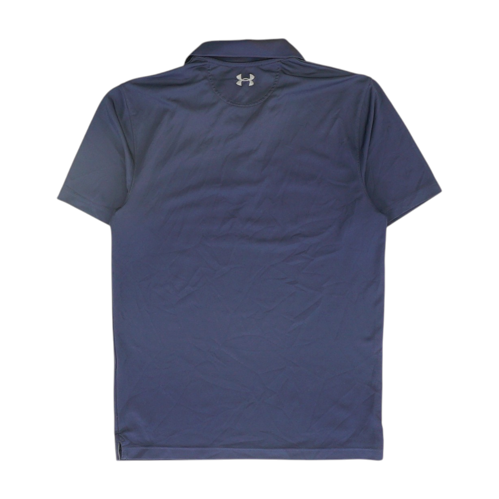 Navy Solid Short Sleeve Polo