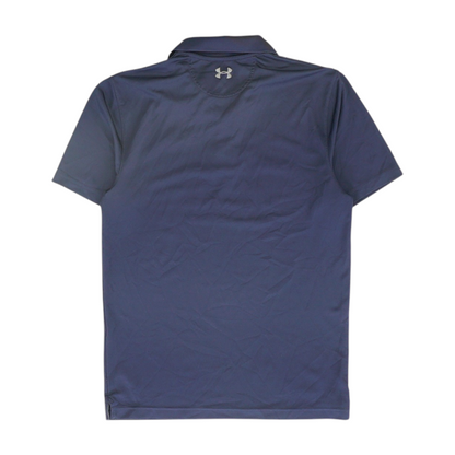 Navy Solid Short Sleeve Polo