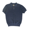 Navy Solid Short Sleeve Polo