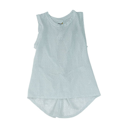 White Eyelet Tank