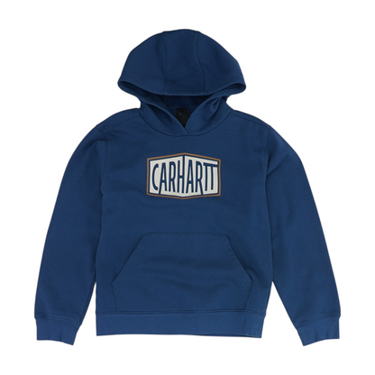 Navy Graphic Hoodie Pullover