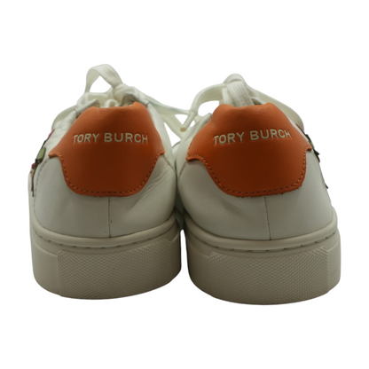 White Low-Top Athletic Shoes