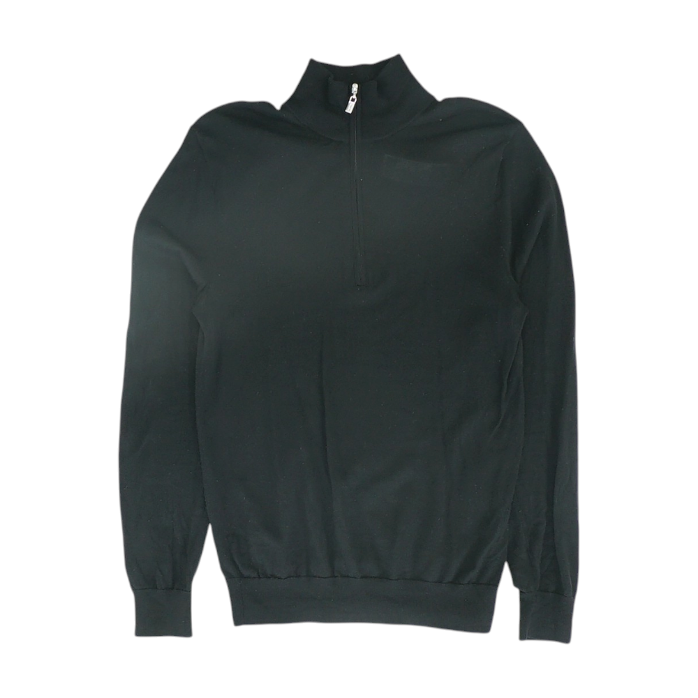 Black 1/4 Zip Sweater