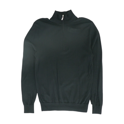 Black 1/4 Zip Sweater