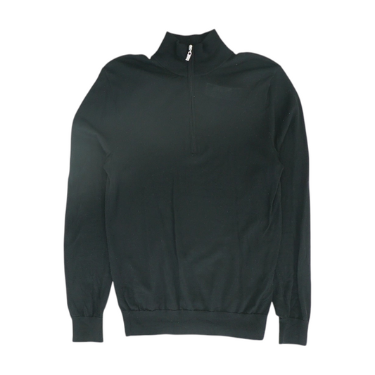 Black 1/4 Zip Sweater