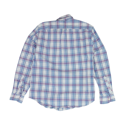 Multi Plaid Long Sleeve Button Down