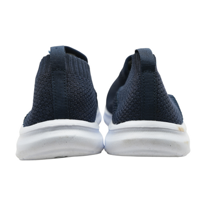 Navy Low-Top Athletic Shoes