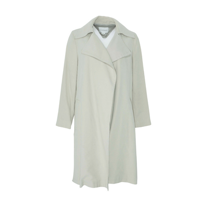 Beige Solid Coat