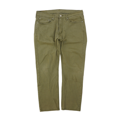 514 Green Straight Jeans