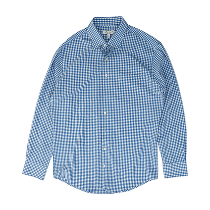 Blue Check Long Sleeve Button Down