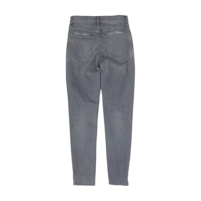 Gray Solid Jeans