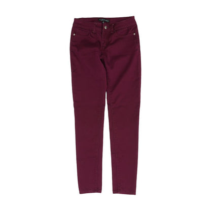Purple Solid Jeans