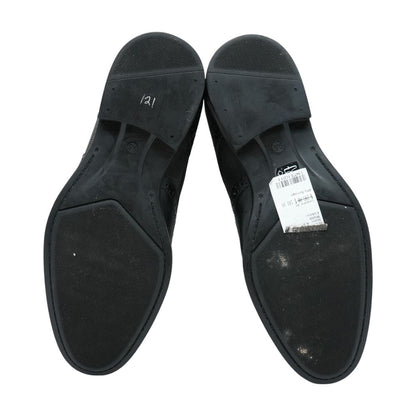 Black Leather Derby/oxford Dress Shoes