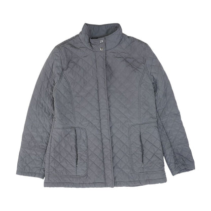 Gray Solid Lightweight Jacket