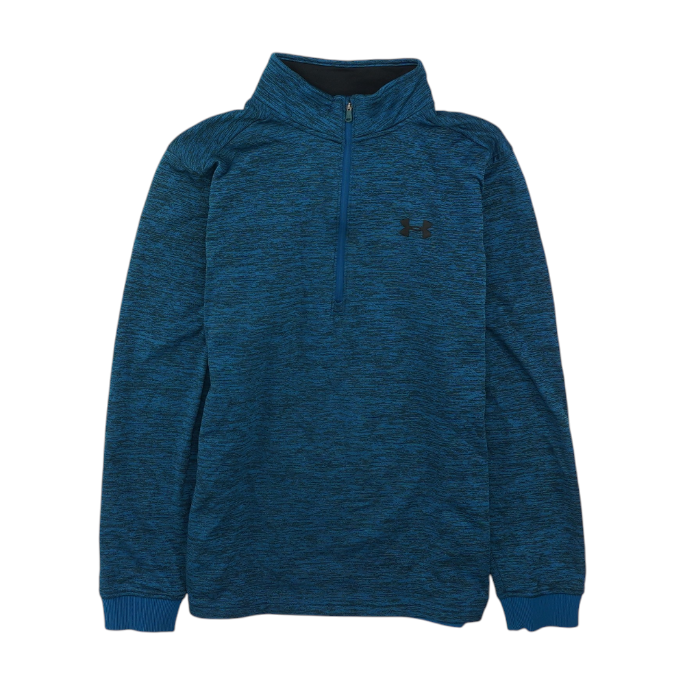 Under Armour Teal Solid 1/4 Zip Pullover – Image 1