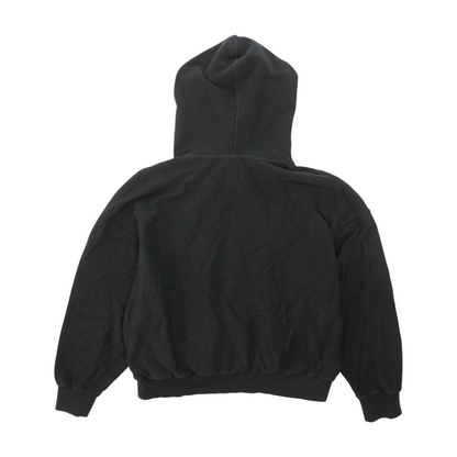 Black Solid Hoodie Pullover