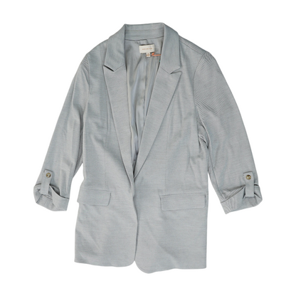 Gray Solid Blazer