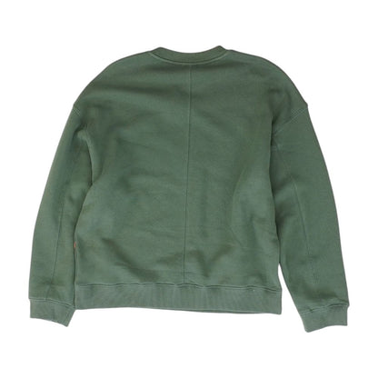 Green Solid Sweatshirt