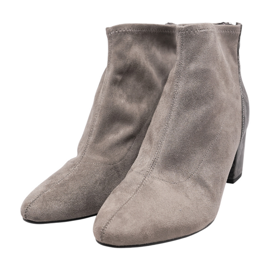 Gray Ankle Boots