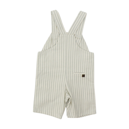 Ivory Striped Sleeveless One-Piece