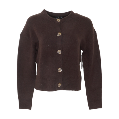 Brown Cardigan Sweater