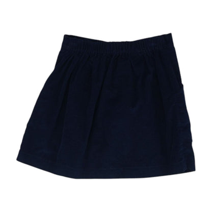Navy Solid Mini Skirt