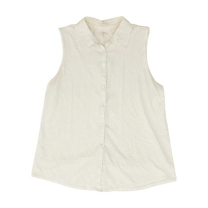 Beige Button Down
