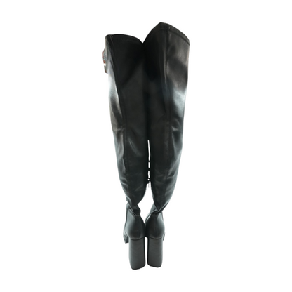 Black Knee-High Boots