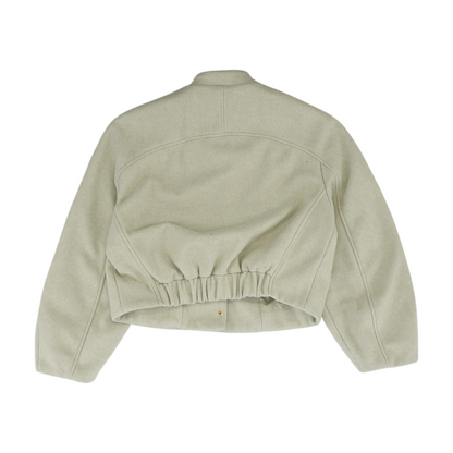 Beige Solid Jacket