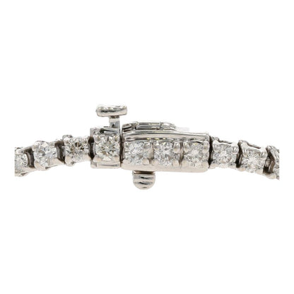 2 1/2 Ct 14K White Gold Round Diamond Tennis Bracelet